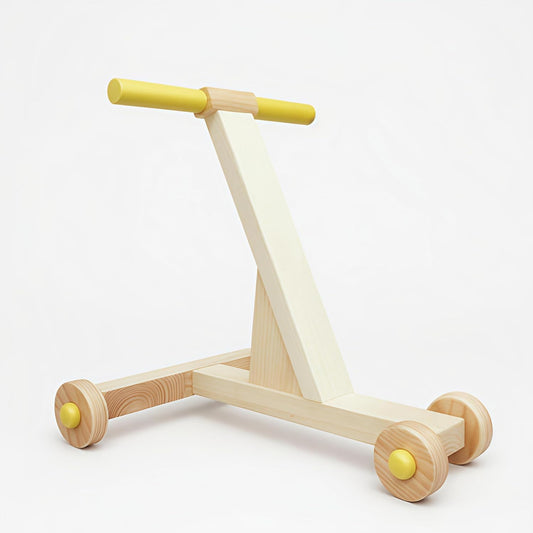 UdrCrafts® Wooden Push Walker for Infants and Toddlers | Nadai Vandi for Infants and Toddlers | Baby Walker | Wooden Walker For Kids for 6 Months - 36 Months | Push Wagon for Toddler Boys & Girl | Easy to Assemble | Safe, Durable & Natural Learning Walker