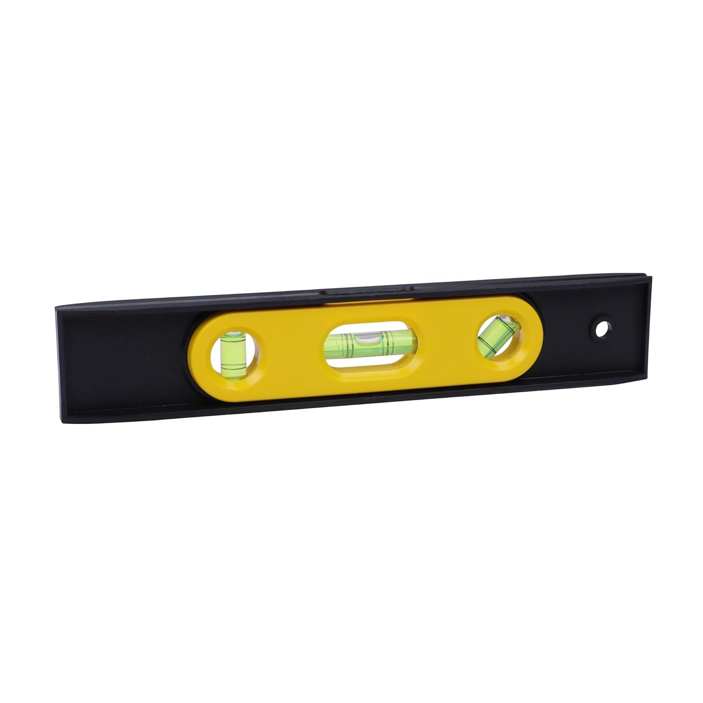 STANLEY STHT42264-812 Plastic Torpedo Level Magnetic-225mm/9'', High Impact ABS Plastic for Durability, 3 Vials, Ideal for Wood & Concrete Measurement, Yellow
