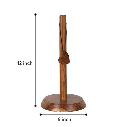 Udaipur Handicrafts Tissue Roll Holder, Tissue Paper Holder, Kitchen Organizer- Tissue Holder Kitchen- Tissue Roll Holder for Kitchen- Kitchen Roll Holder, 12 inch