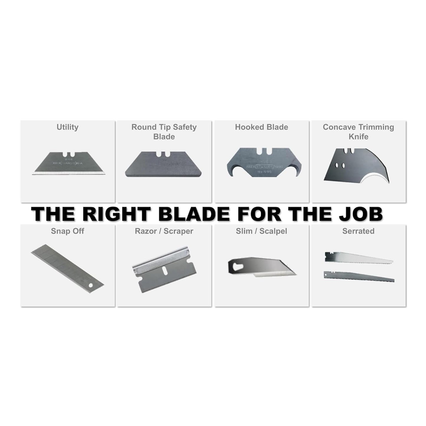STANLEY 0-11-300 Snap-off Blade 9mm (Pack of 10)