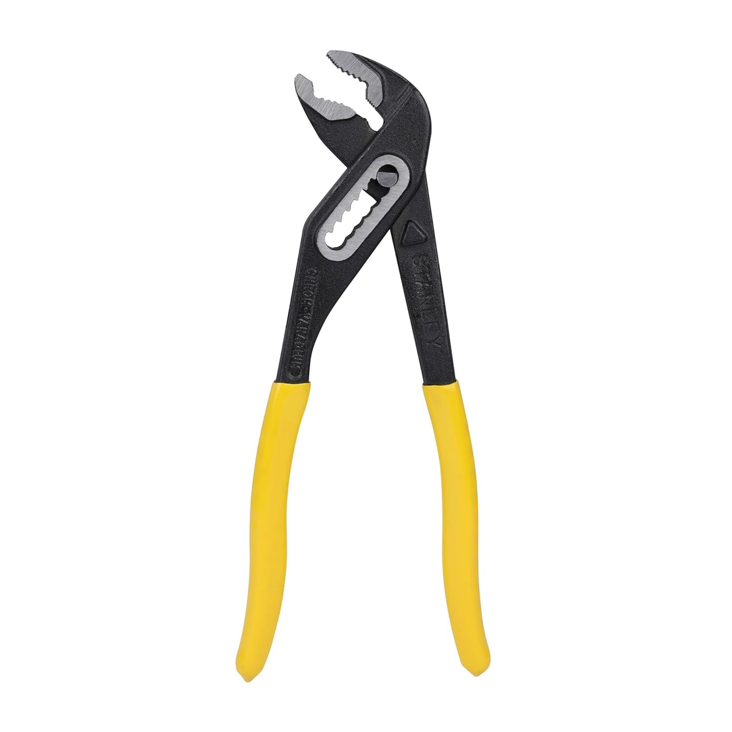 STANLEY 71-669 10 in.(250mm) Water Pump Plier Box Joint Curve Steel, Used for Holding Nuts & Bolts and Gripping Irregular Shaped Objects, DIN/ASO/ANSI Compliant