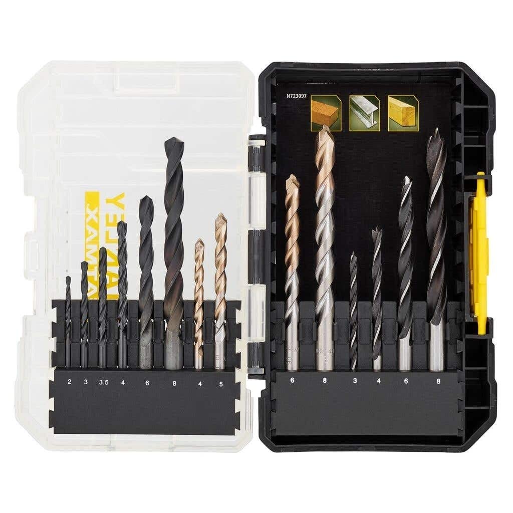 Stanley STA88561-XJ Set of 14 Pieces for Masonry, Metal and Wood