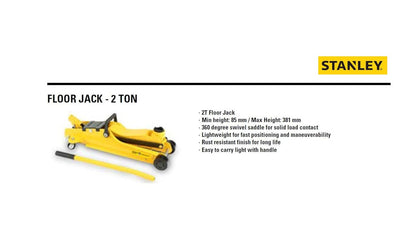 STANLEY STMT81251-1 2T Hydraulic Floor Jack