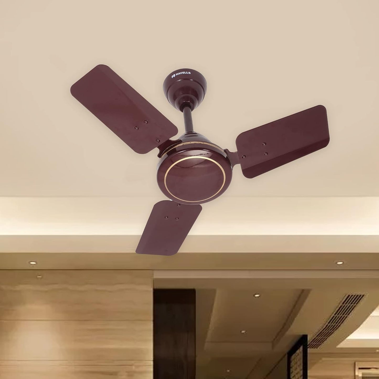 Havells 600Mm Fan Samraat Ceiling Fan Brown, 4.6 stars
