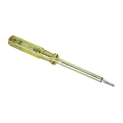 STANLEY 66-120-S 178mm/7.5'' Spark Detecting 2-in-1 Screwdriver, 5mm, 100-500V AC, Durable Clip, Insulating Plastic Handle & Sheathed Chrome Vanadium Steel Blade for Safety and Long Life