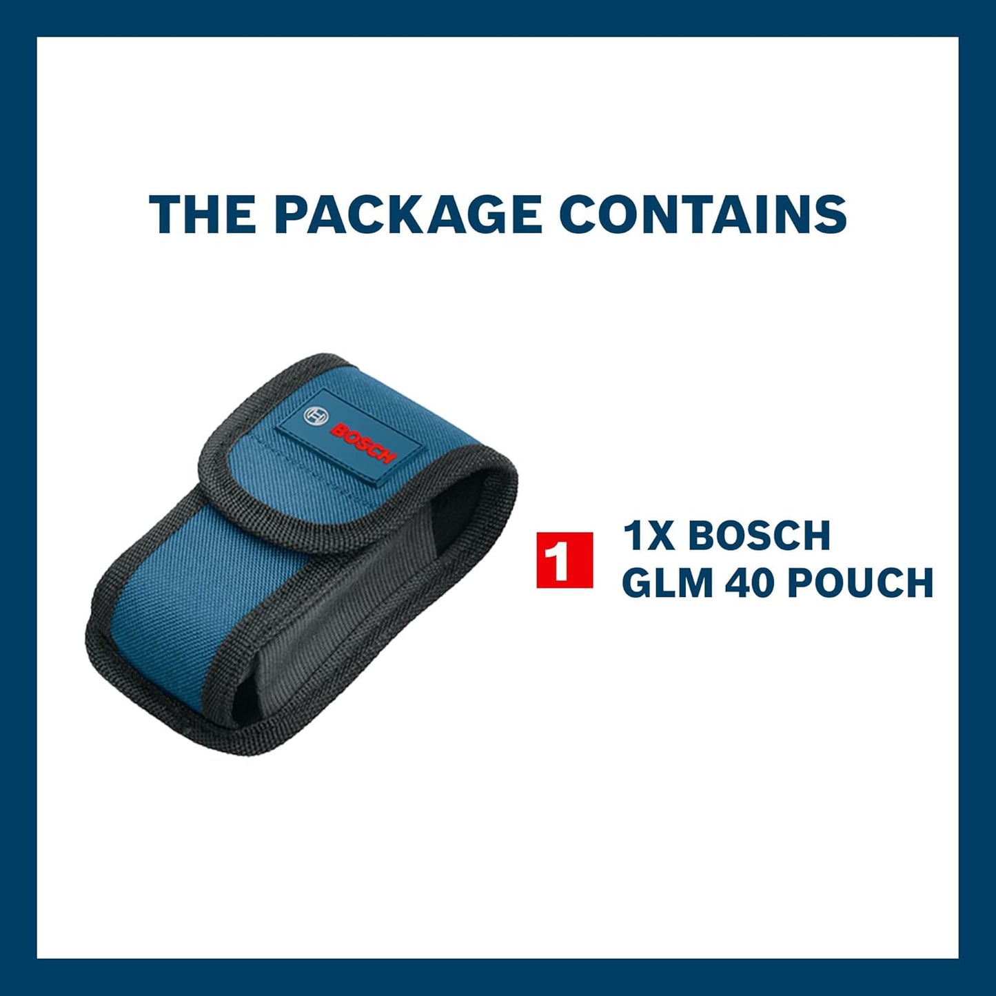 Bosch GLM 40 Pouch Professional – Durable, Long-Lasting Tool Part with Compact Design (10 x 2 x 2.7 cm, 28g) – Ideal for Everyday Use, Properly Packaged