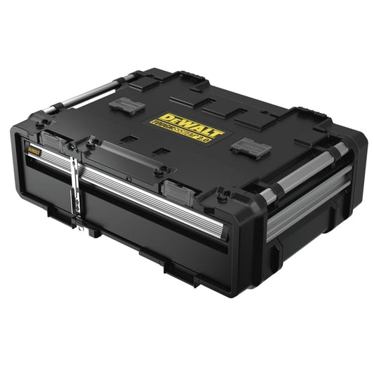 DEWALT DWST08510-1 TOUGHSYSTEM® 2.0 DXL™ 30 in. Deep Drawer, 25Kg LoadCapacity, Heavy-Duty Removable Dividers, Impact-Resistant Body, 2 Aluminum Handles,Dimensions: 76.2x55x25 cm,Quick Access to Tools