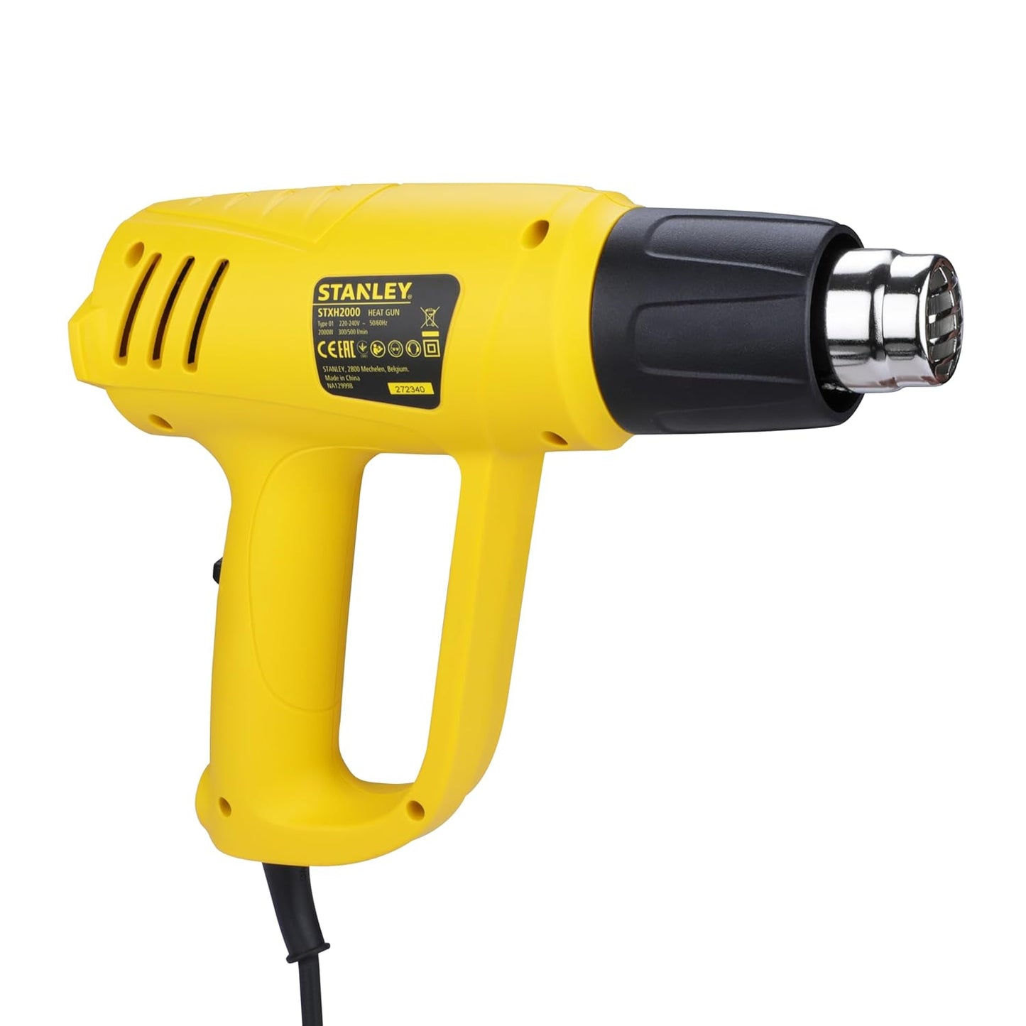 STANLEY STXH2000 2000W Variable Speed Heat Gun (Yellow and Black)