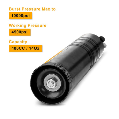 INGCO Grease Gun, Heavy Duty Pistol Grip Grease Gun with Hose, High Performance Grease Gun,Mini Gun Grease