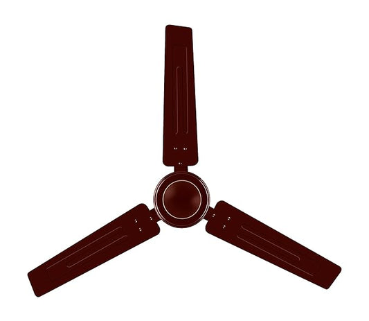 Anchor by Panasonic Coolking Star High Speed Ceiling Fan | 1 Star Rated 1200mm (48 Inch) Ceiling Fan for Home, Office (2 Yrs Warranty) (Brown)