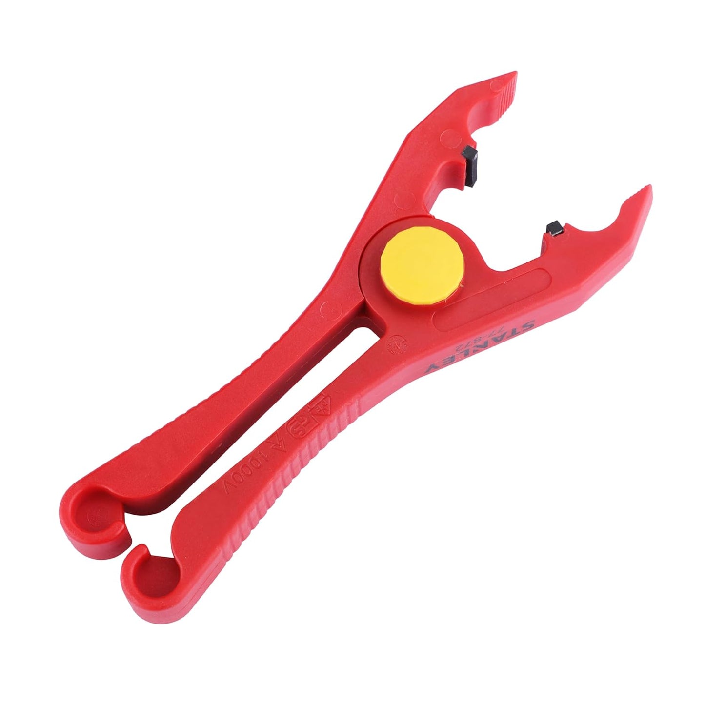 STANLEY STMT77872-23B VDE Insulated Round Clamp 150mm, Ideal For Repair Of Electric Vehicles, Red and Yellow