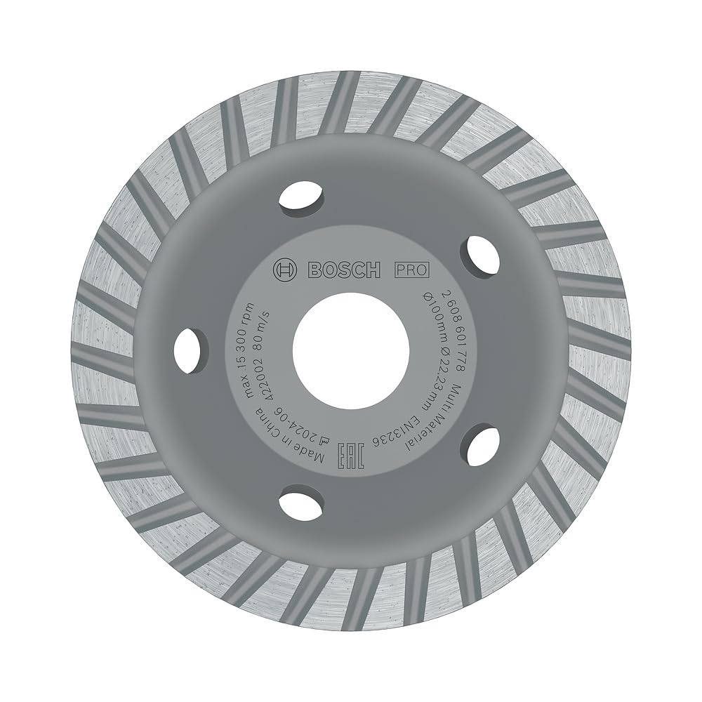 Bosch Professional New 4 inch Eco Range Concrete Grinding, 1 pc pack