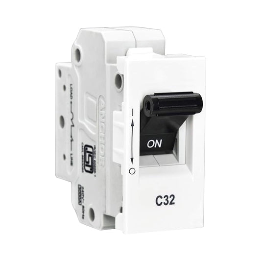 Anchor by Panasonic UNO Mini Roma 6 Amp Single Pole C Curve Mini MCB | Single Pole 6A Mini MCB (66151)