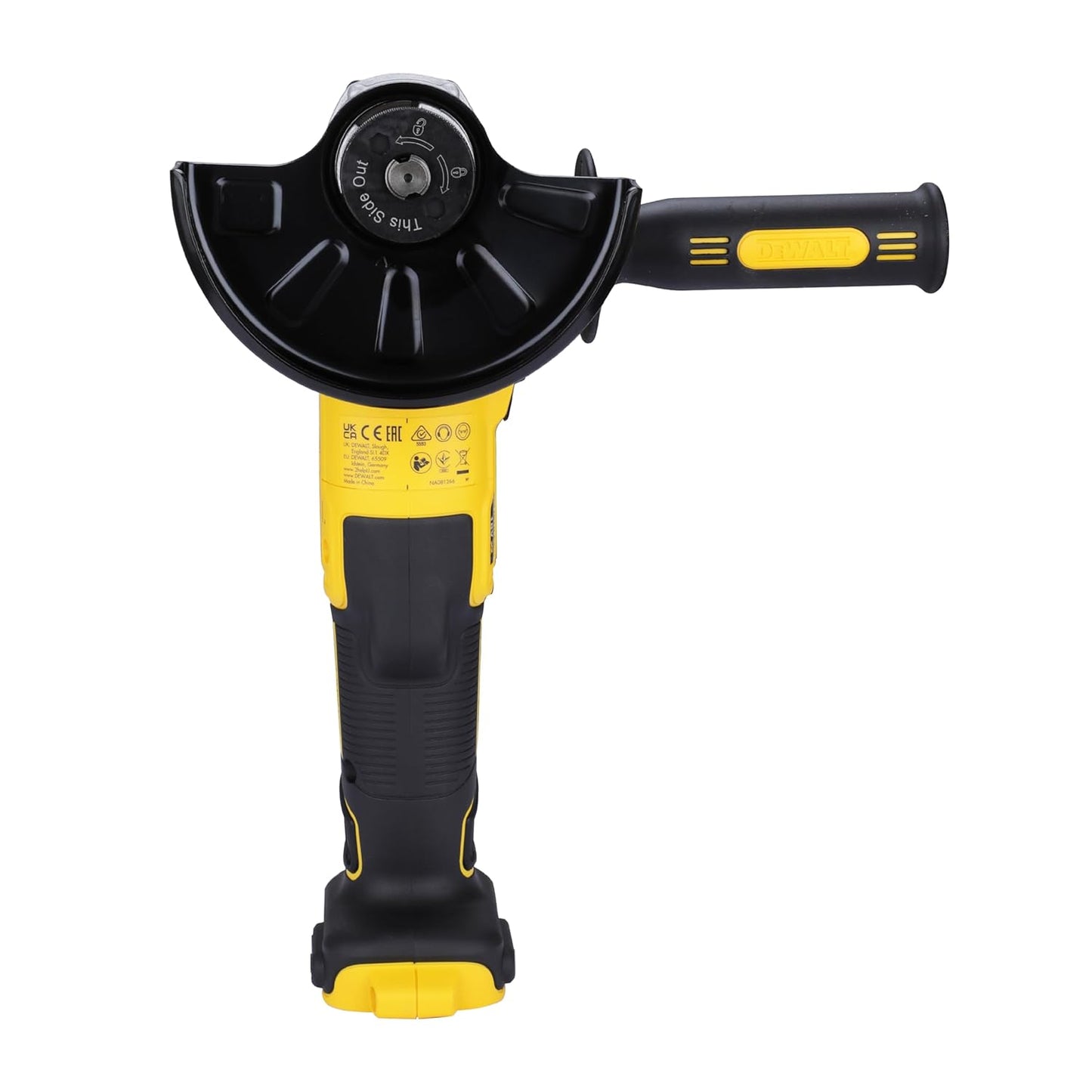 DEWALT DCG405N-XJ 18V 125mm XR Li-ion Cordless Angle Grinder with Brushless Motor - Perform and Protect Shield (Bare Tool)
