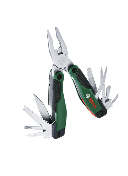 BOSCH 13-in-1 Multitool | All-in-One Versatility for Cutting, Screwing, Opening & Gripping | Durable Premium-Grade Construction for Heavy-Duty Use | Ergonomic, Non-Slip Grip for Comfort & Control