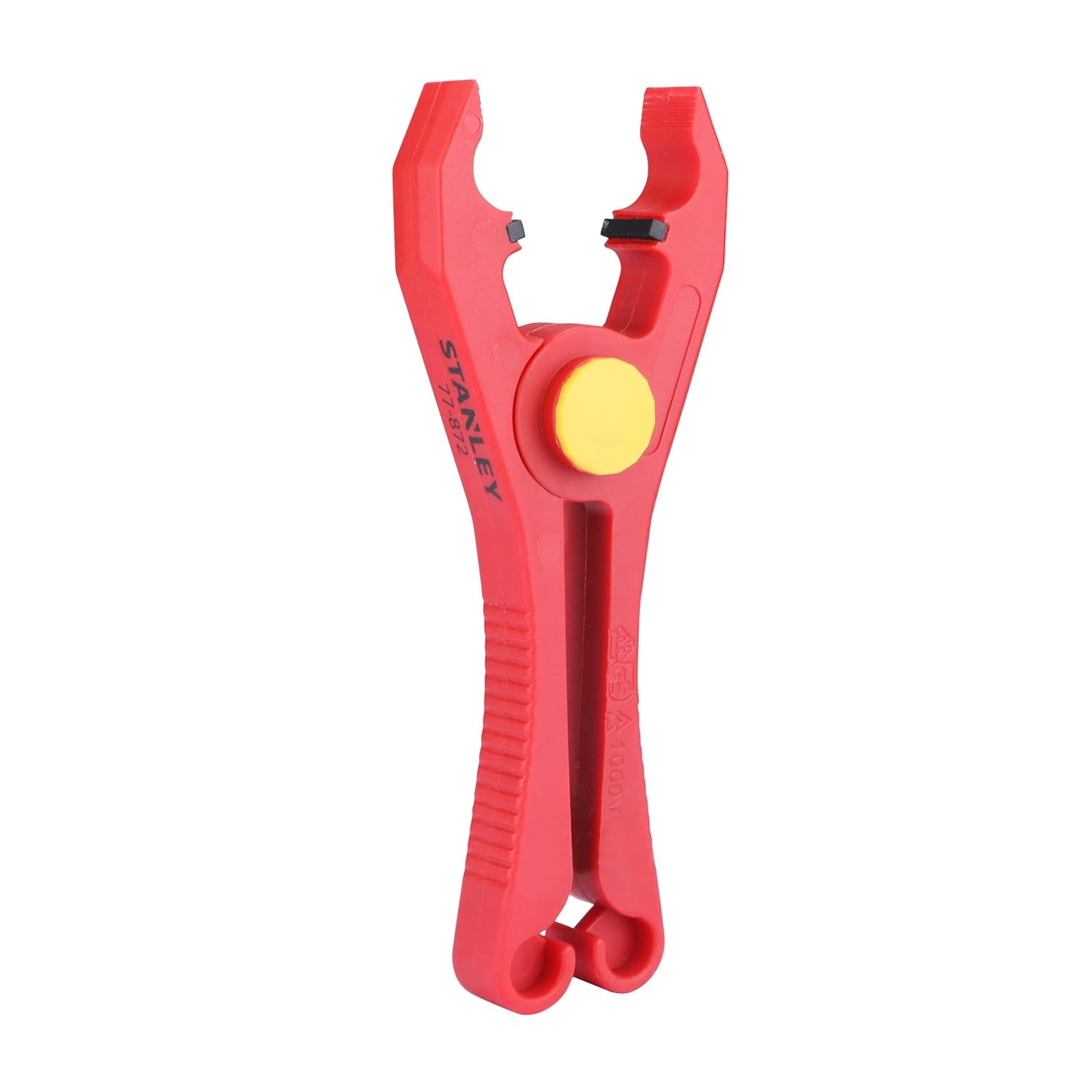STANLEY STMT77872-23B VDE Insulated Round Clamp 150mm, Ideal For Repair Of Electric Vehicles, Red and Yellow