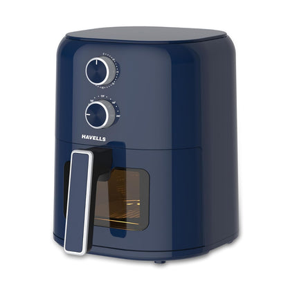 Havells Prolife Brio Air Fryer 4.2 L| Aero Crisp Technology for Air Circulation| See Through Window| Non-Stick Silicon Coated Basket| Adjustable Temperature and Time| 2Yr Door Step Warranty by Havells