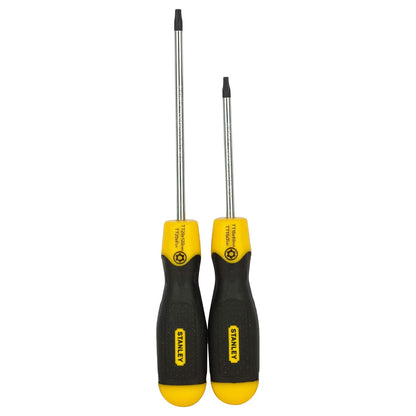STANLEY 68-0002C Cushion Grip Screwdriver Set-16 pcs (Yellow and Black)