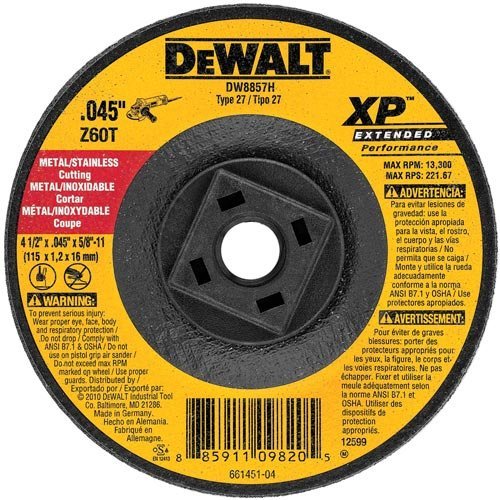 Dewalt DW4549 DC Wheel 230 x 6.3 x 22.23mm A24BNF