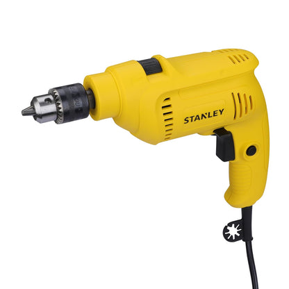 STANLEY SDH550KP-IN 550W 10mm CORDED HAMMER DRILL MACHINE & HAND TOOL KIT for Home, DIY & Professional Use (120-PIECES) - INCLUDES Hammer Drill,Plier,Hammer,Measuring Tape & Drill Bits,1Year Warranty
