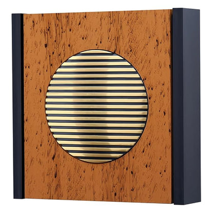 Anchor by Panasonic Shan Wood Finished Stereo Calling Bell for Home | Wooden Door Bell | Shan Wood Doorbell