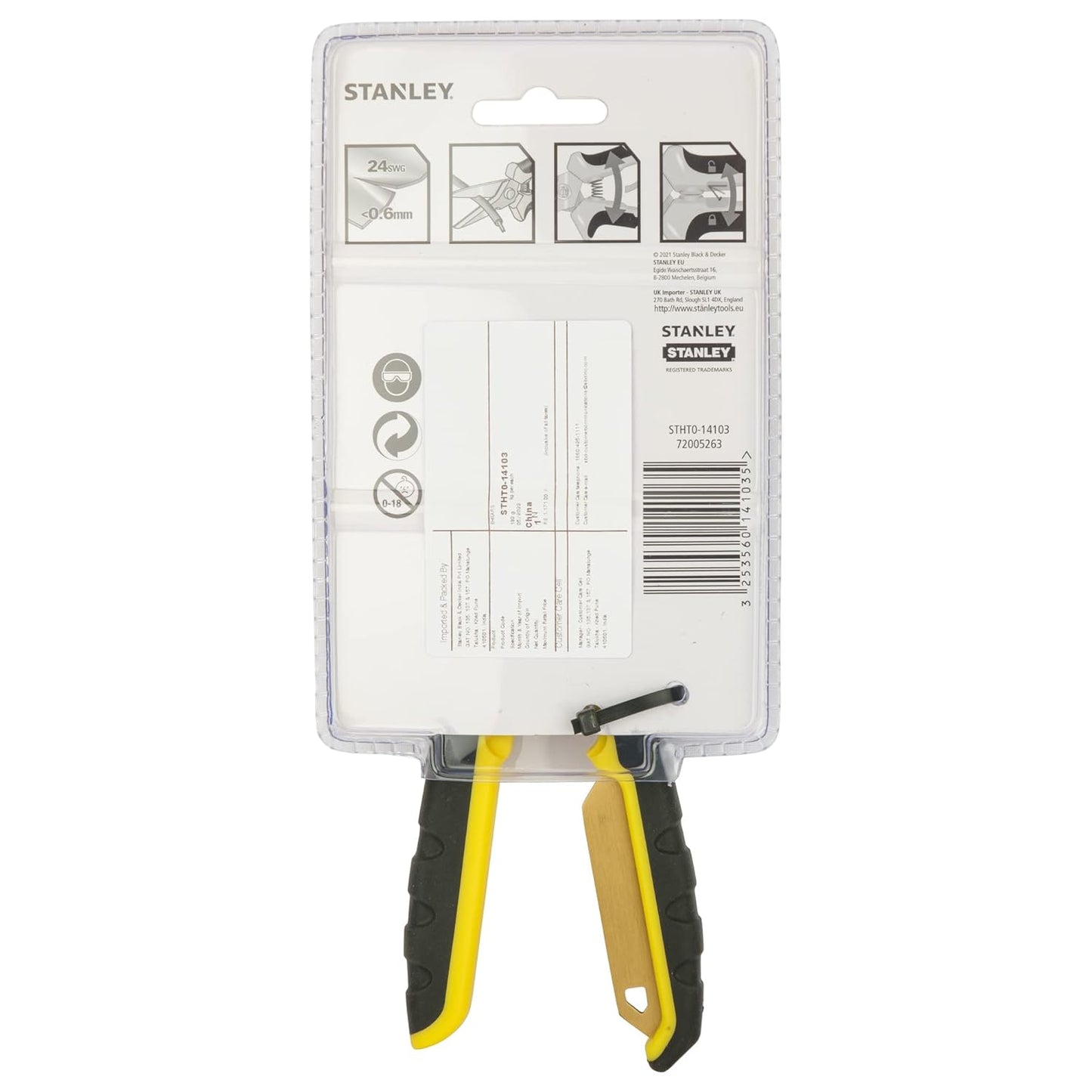 STANLEY STHT0-14103 SHEARS 312MM (Yellow & Black)