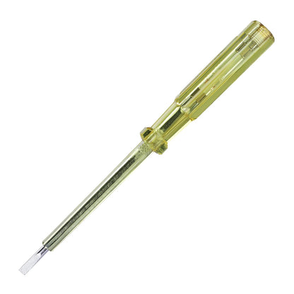 STANLEY 66-120-S 178mm/7.5'' Spark Detecting 2-in-1 Screwdriver, 5mm, 100-500V AC, Durable Clip, Insulating Plastic Handle & Sheathed Chrome Vanadium Steel Blade for Safety and Long Life