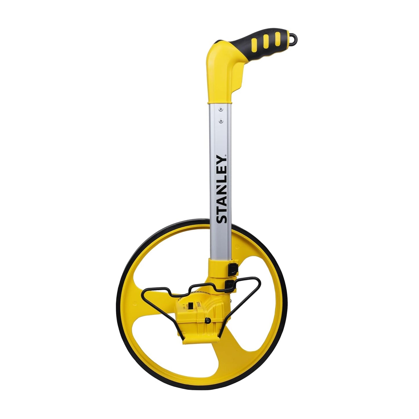 STANLEY 1-77-174 12" 1000 m Measuring Wheel for Professional & Industrial Measuring Operations with Hassle-Free Readings, YELLOW & BLACK