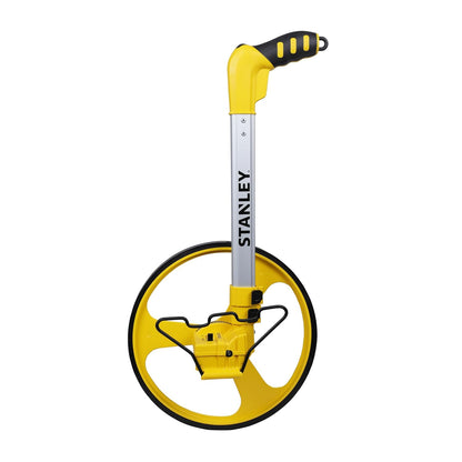 STANLEY 1-77-174 12" 1000 m Measuring Wheel for Professional & Industrial Measuring Operations with Hassle-Free Readings, YELLOW & BLACK