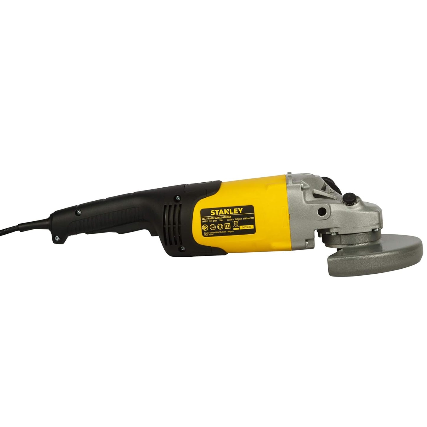 STANLEY SL227-IN 2200W 180mm Large Angle Grinder(Yellow and Black)