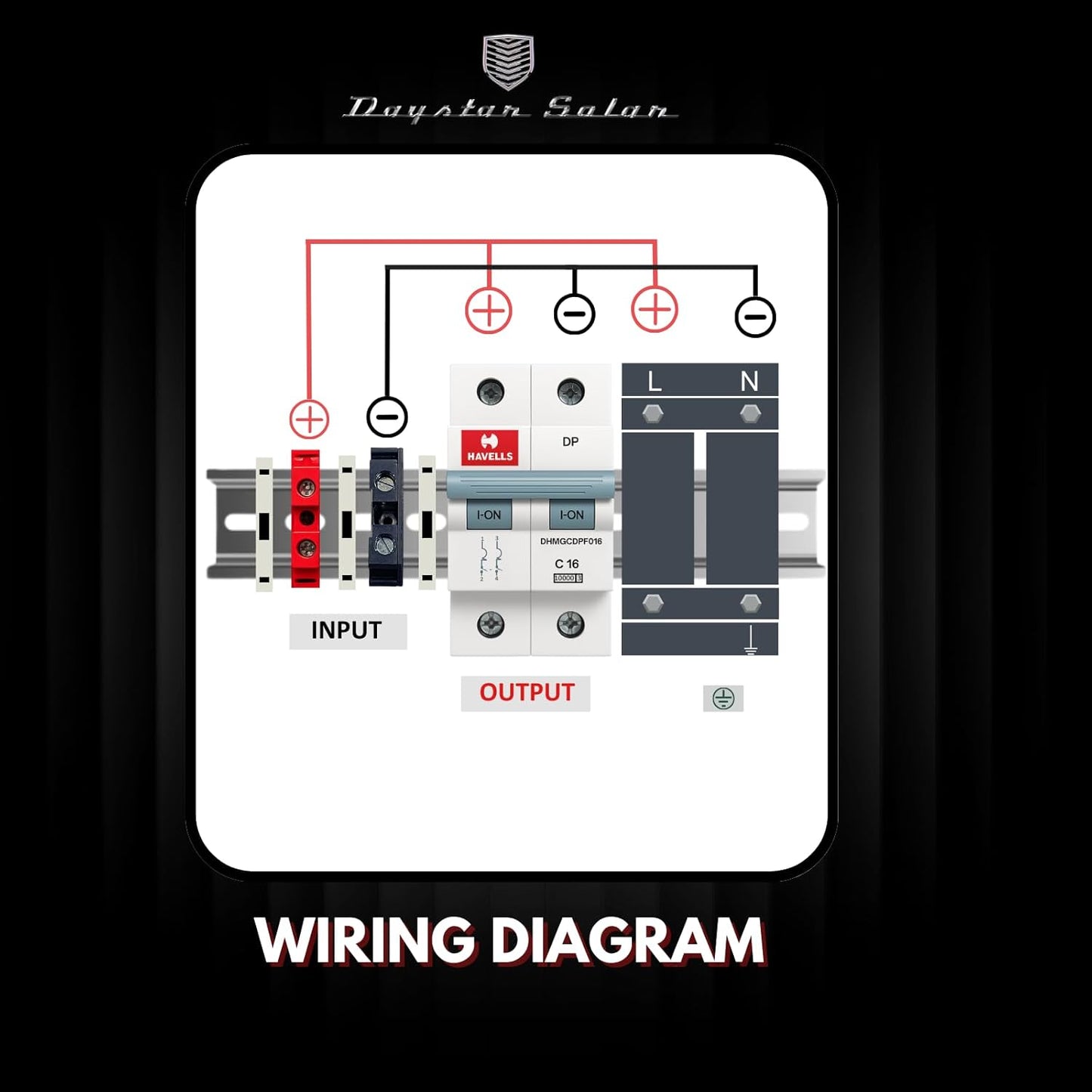 Havells AC MCB C Curve – High Efficiency Circuit Breaker with 13 Plates Arc Chamber | Safety Terminals | Low Power Consumption | Fast Trip Mechanism (16A 240V)