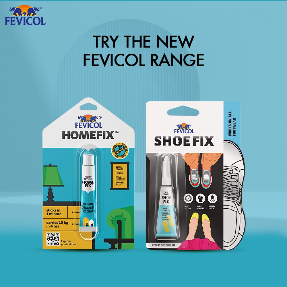 Pidilite Fevicol Shoefix High Strength Durable Shoe and Footwear Repair Adhesive, 2g Pack of 1