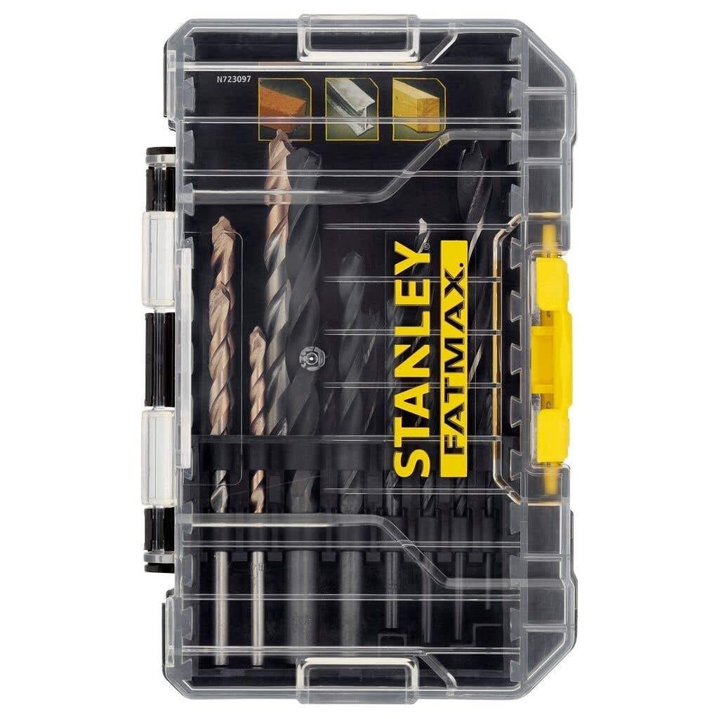 Stanley STA88561-XJ Set of 14 Pieces for Masonry, Metal and Wood