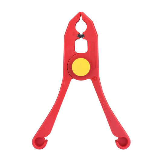 STANLEY STMT77872-23B VDE Insulated Round Clamp 150mm, Ideal For Repair Of Electric Vehicles, Red and Yellow