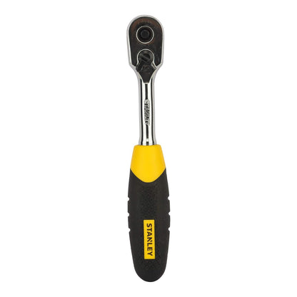 STANLEY STMT95895-8B Metal Quick Release Pear Head Ratchet (Yellow, 1/4 inches)