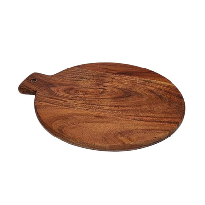 Udaipur Handicrafts Wood Chopping Board – 14x12 Inches | Handmade, Reversible, Durable Cutting Board for Kitchen & Serving | Rustic Cheese Platter, Bread or Meat Board