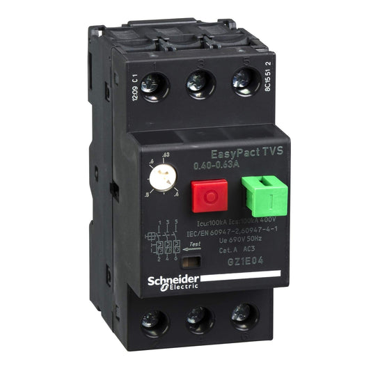 Schneider Electric GZ1E04 GZ1E MOTOR CB THER/MAG 0.40-0.63A