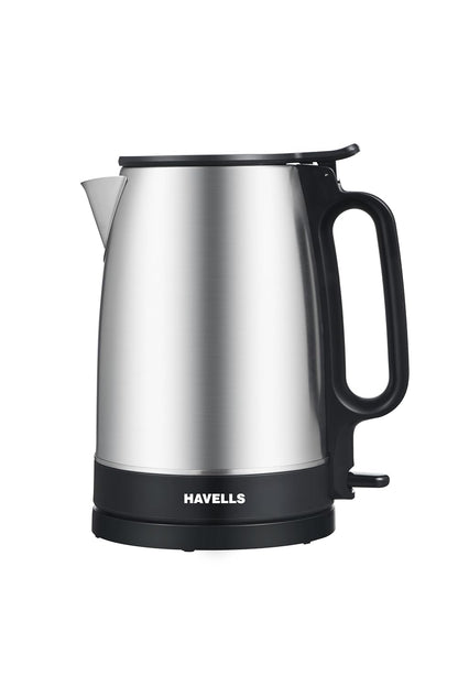 Havells Vesta Electric Kettle| Large 1.7L| 2000 Watts| 360° Cordless Control| Wide Mouth for Easy Use|Triple Safety Protection | Premium SS Body| 1Yr Door Step Warranty by Havells