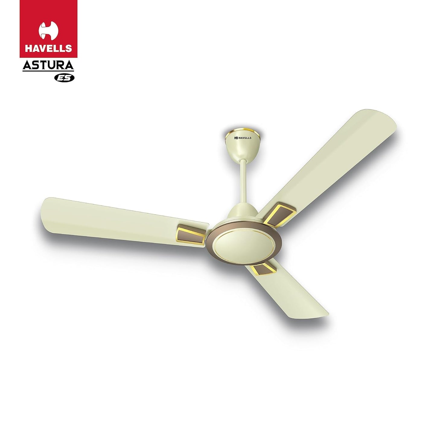Havells 1200mm Astura Energy Saving Ceiling Fan (Bianco Bronze, Pack of 1) 1 Star