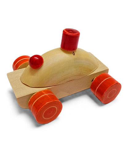 UdrCrafts® Toy Car for Kids Durable Natural Wood Push Car Toy for Toddlers, Educational Montessori Vehicle Toy for Boys & Girls
