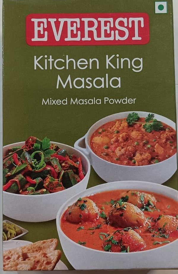 Everest Kitchen King Masala - 100g | Classic Curry Blend with Coriander & Turmeric for Flavourfulg Veg Curries, Paneer Dishes & Light Gravies