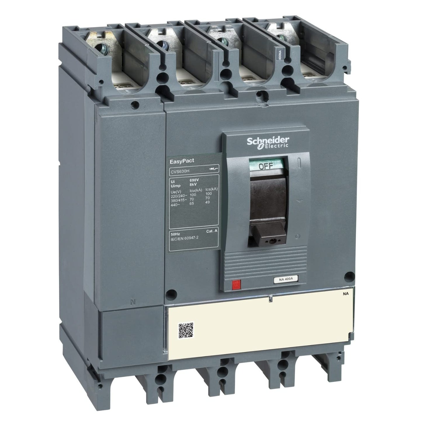 Schneider 4 Pole 630A Mccb-Lv563511