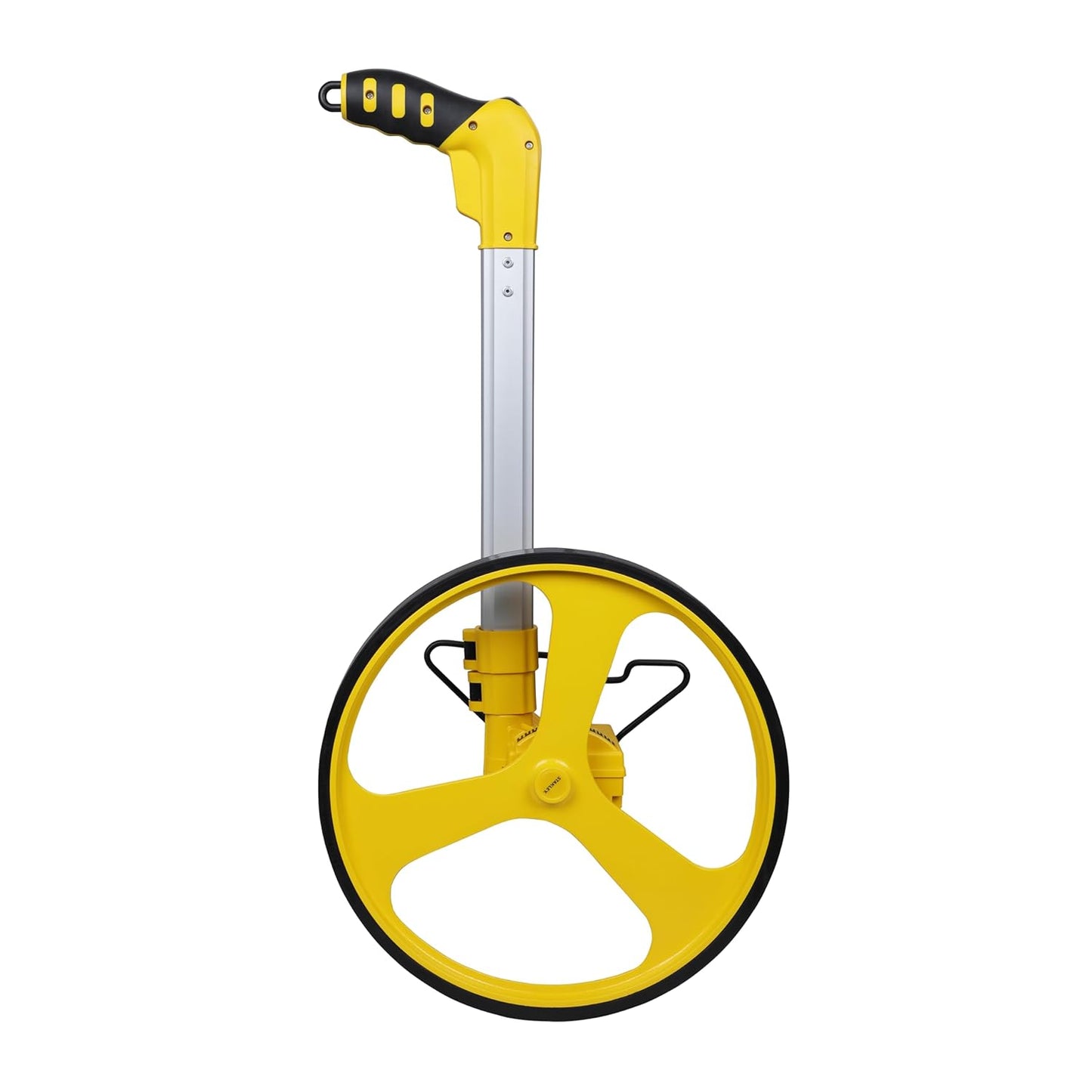 STANLEY 1-77-174 12" 1000 m Measuring Wheel for Professional & Industrial Measuring Operations with Hassle-Free Readings, YELLOW & BLACK