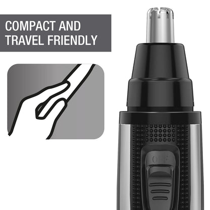 Havells Ne6322 Nose&Ear Hair Trimmer,Battery Operated&Easy To Carry (Black), Unisex