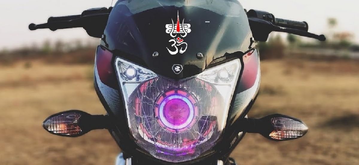 Akshar Arts Bhuwana Om and Jai Mahakal Sticker