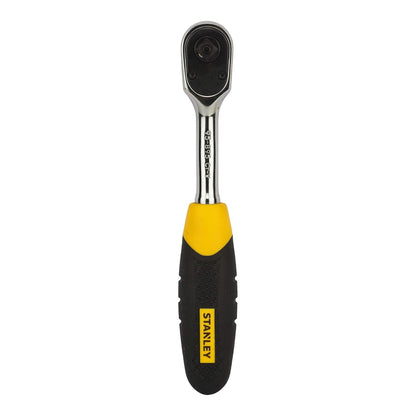 STANLEY STMT95895-8B Metal Quick Release Pear Head Ratchet (Yellow, 1/4 inches)