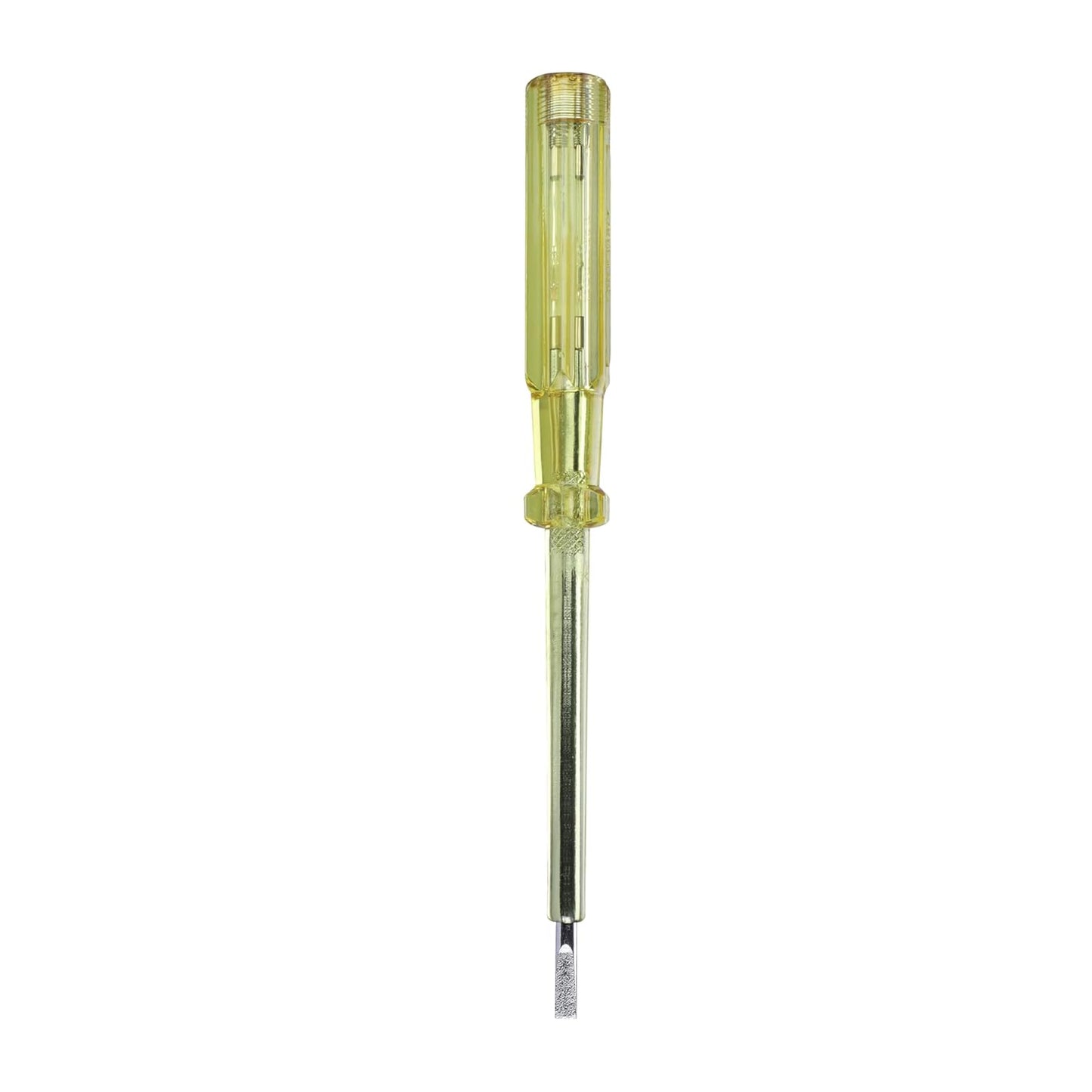 STANLEY 66-120-S 178mm/7.5'' Spark Detecting 2-in-1 Screwdriver, 5mm, 100-500V AC, Durable Clip, Insulating Plastic Handle & Sheathed Chrome Vanadium Steel Blade for Safety and Long Life