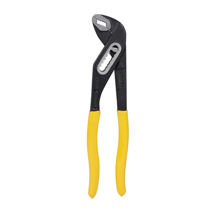 STANLEY 71-669 10 in.(250mm) Water Pump Plier Box Joint Curve Steel, Used for Holding Nuts & Bolts and Gripping Irregular Shaped Objects, DIN/ASO/ANSI Compliant