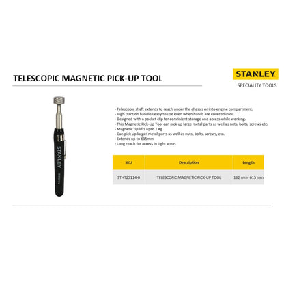 STANLEY STHT25114-0 Telescopic Magnetic Pick-up Tool