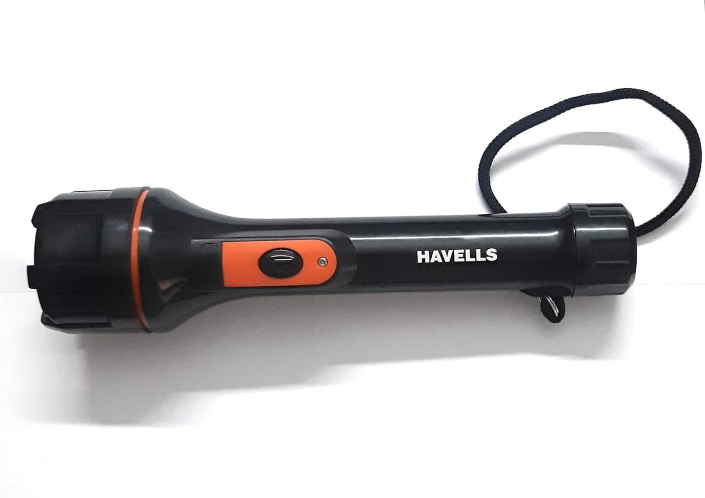 Havells Beam 30 LHEXAUPGBNNK003 3W Li-ion Rechargeable LED Torch (Pack of 1, Black)